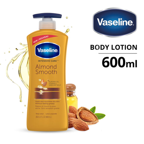 Vaseline Intensive Care Body Lotion Almond Smooth 600ml