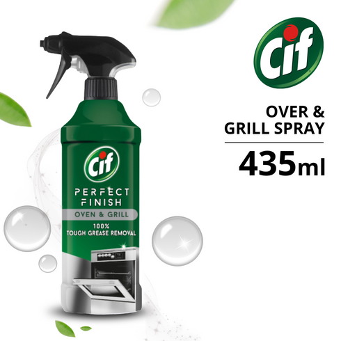 Cif Perfect Finish Oven & Grill Spray 435ml (Exp Apr '23)