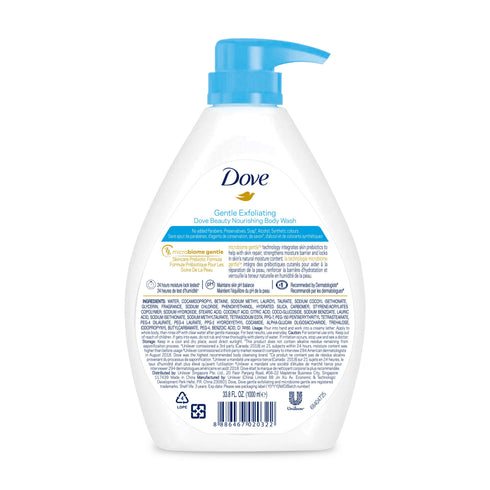 Dove Gentle Exfoliating Body Wash 1L
