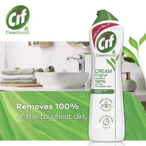 Cif Original 100% tough dirt removal Cream Cleaner for all surfaces 500ml