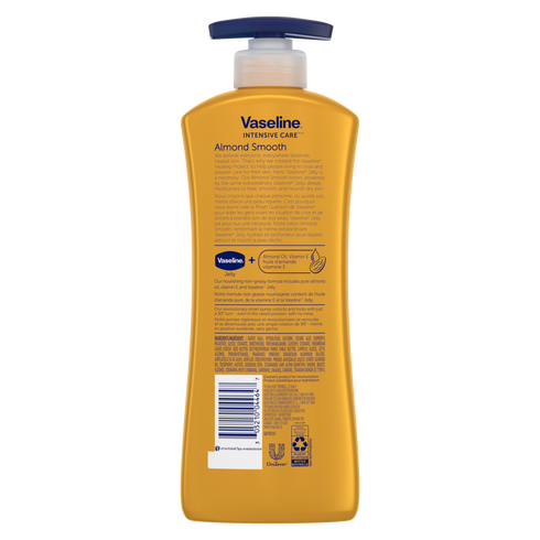 Vaseline Intensive Care Body Lotion Almond Smooth 600ml