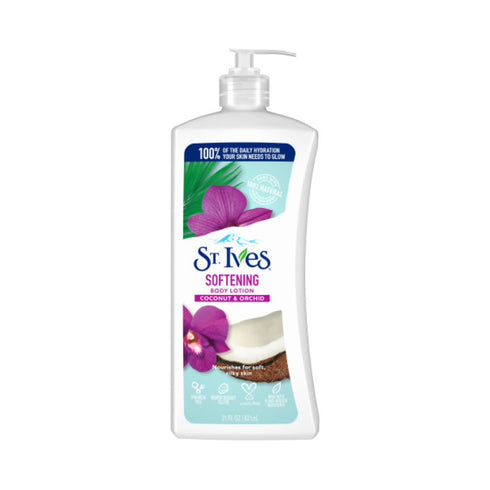 St. Ives Softening Body Lotion Coconut & Orchid Extract 21oz