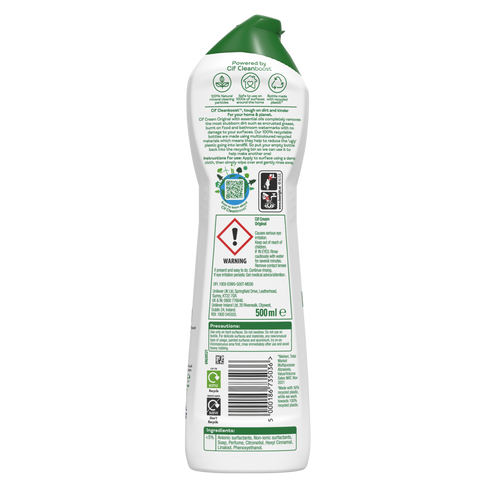 Cif Original 100% tough dirt removal Cream Cleaner for all surfaces 500ml