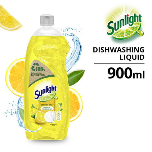 Sunlight Dishwashing Liquid Lemon 900ml