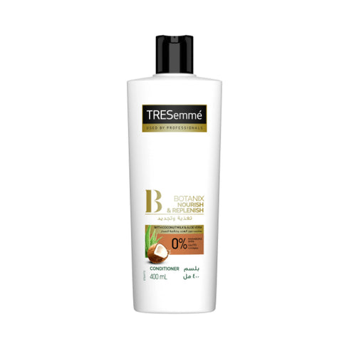 TRESemmé Botanix Natural Nourish & Replenish Conditioner with Coconut Milk & Aloe Vera for Dry Hair, 400ml