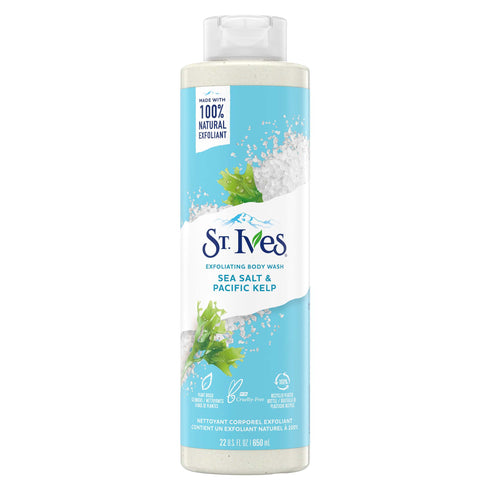 St. Ives Exfoliating Body Wash Sea Salt & Pacific Kelp 650ml
