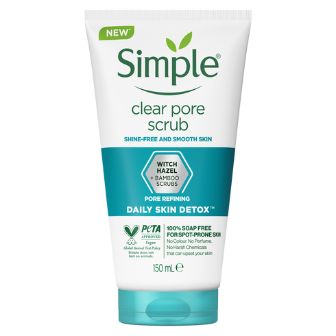 Simple Daily Skin Detox Clear Pore Scrub 150ml