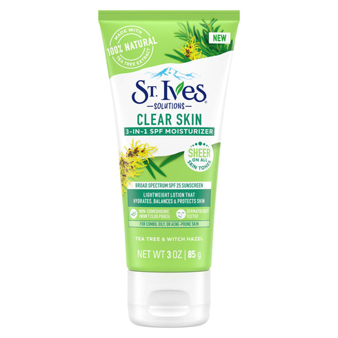 St. Ives Clear Skin 3-in-1 SPF Moisturizer 85g