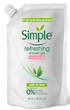 Simple Refreshing Shower Gel Refill Pouch 1L