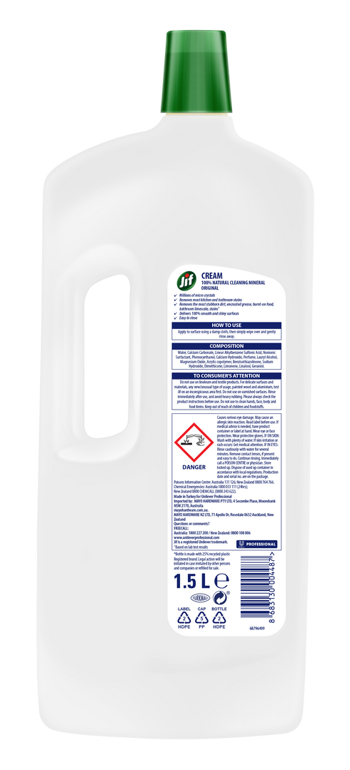 Jif Professional All-Purpose Cream Cleaner 1.5L