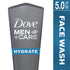 Dove Men + Care Hydrating Face Wash 5oz