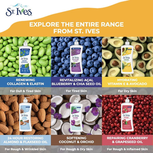 St Ives Daily Hydrating Vitamin E Body Lotion 21oz
