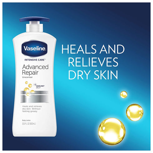 Vaseline Intensive Care Body Lotion Advanced Repair Unscented 600ml