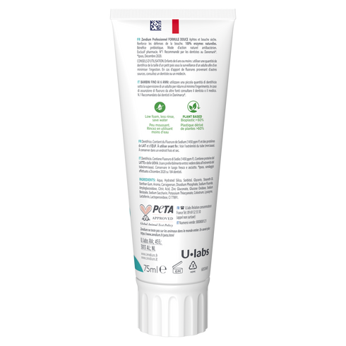 Zendium Professional Gentle Formula Toothpaste 75ML
