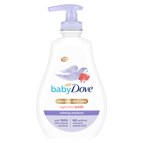 Baby Dove Sensitive Skin Care Night Time Wash 400ml