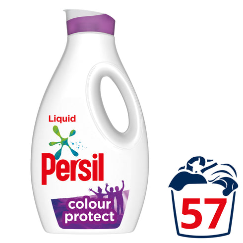 Persil Colour keeps colours bright Laundry Washing Liquid Detergent 100% recyclable bottle 57 wash 1.539L