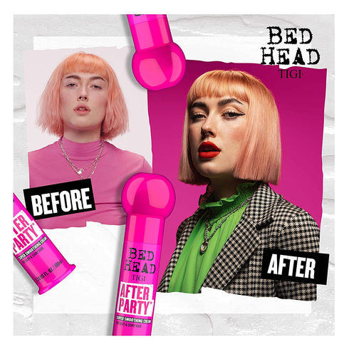 Bed Head by TIGI After Party Smoothing Cream for Silky and Shiny Hair 3.4 Ounce