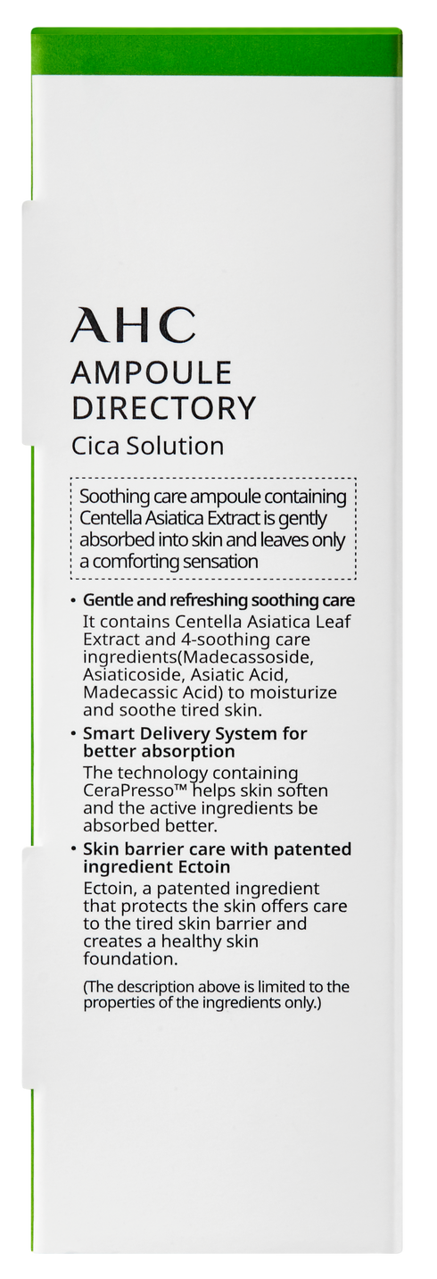 AHC Ampoule Directory Cica Solution Soothing Ampoule for Sensitive Skin 20ML