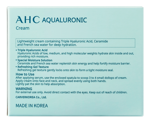AHC AQUALURONIC Cream 50ml