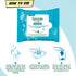 Simple Daily Skin Detox Clear + Matte Cleansing Wipes 25s