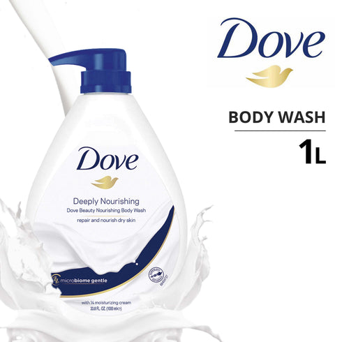 Dove Deeply Nourishing Body Wash 1L