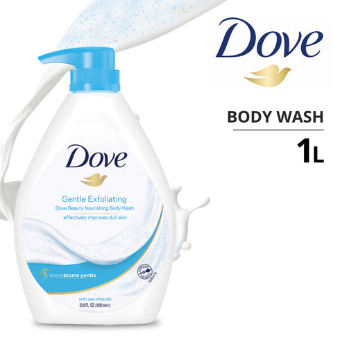 Dove Gentle Exfoliating Body Wash 1L