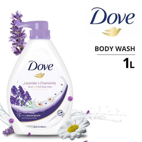Dove Relaxing Lavender & Chamomile Body Wash 1L