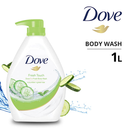 Dove Fresh Touch Cucumber & Green Tea Body Wash 1L