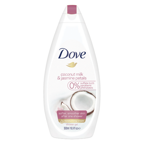 Dove Body Wash Coconut Milk and Jasmin Petals 500ml