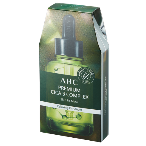 AHC Premium Cica3 Complex Skin Fit Mask 5pc x 27ml