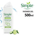 Simple Refreshing Shower Gel 500ml