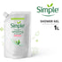 Simple Refreshing Shower Gel Refill Pouch 1L
