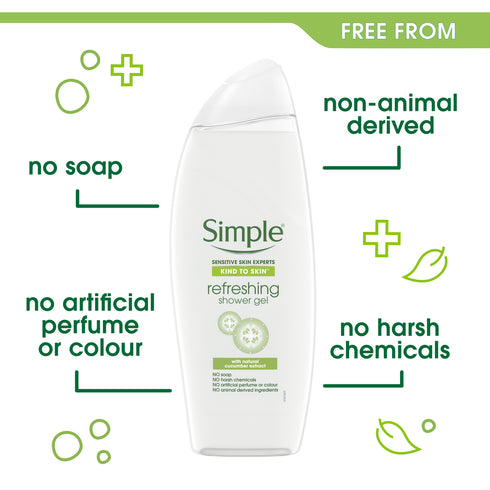 Simple Refreshing Shower Gel 500ml