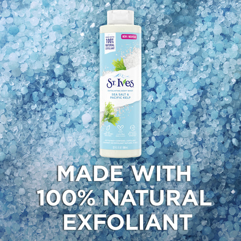 St. Ives Exfoliating Body Wash Sea Salt & Pacific Kelp 650ml