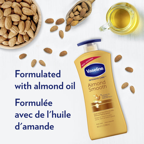Vaseline Intensive Care Body Lotion Almond Smooth 600ml