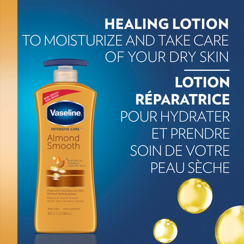 Vaseline Intensive Care Body Lotion Almond Smooth 600ml