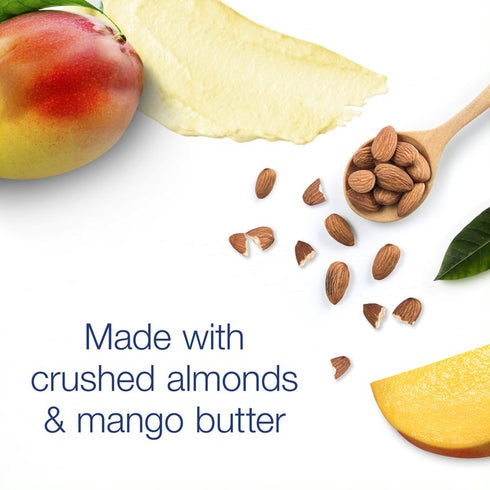 Dove Body Polish Crushed Almond & Mango Butter Moderate Exfoliating Body Scrub 298g