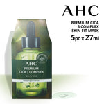AHC Premium Cica3 Complex Skin Fit Mask 5pc x 27ml