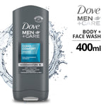 Dove Men+Care Clean Comfort Body and Face Wash 400ml